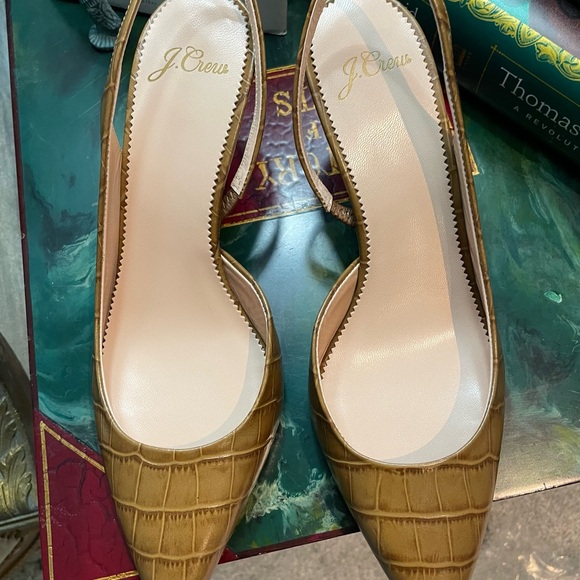 Colette d’Orsay Pumps Crocodile Embossed Leather SOLD OUT - Picture 7 of 14